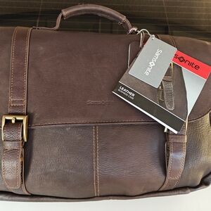 Samsonite Brown Leather Men's Bag